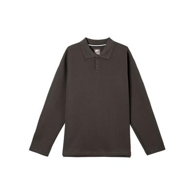 Tech Fleece Reimagined Solid Loose Long Sleeve Polo Shirt Men Tops Baroque-Brown FZ7571-237