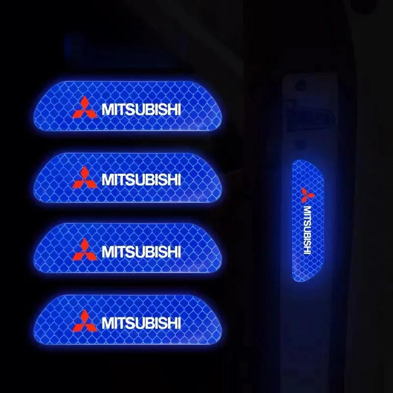 Autotüraufkleber Warnhinweis Reflektierendes Zeichen für Mitsubishi Asx Lancer Outlander Pajero Ralliart