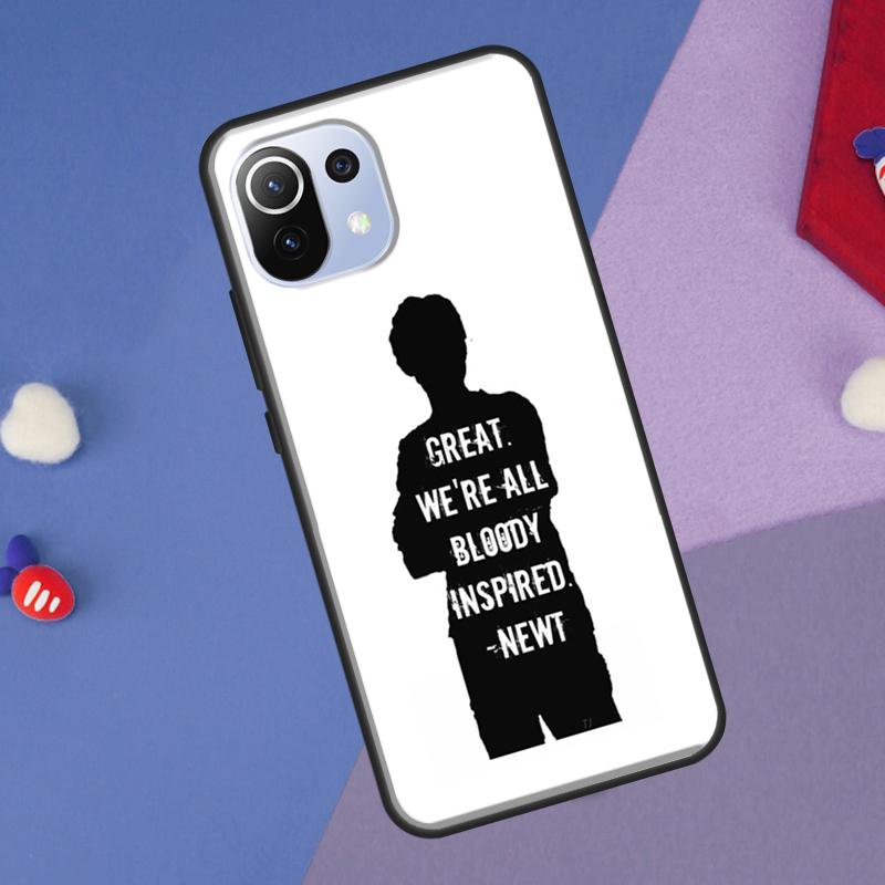 Newt Quotes Cover For Xiaomi 14 Ultra 13 11T 12T 13T 14T Pro POCO X6 X7 Pro X3 X5 F3 F5 F6 M6 Pro Case