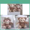 Portachiavi Peluche Duffy And Shelly Rose Bear con Materiale Peluche Corto per Ragazze e Bambini