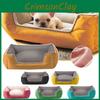 Plush Nest Dog Cat Pet Bed Comfy And Removable For Easy Cleaning