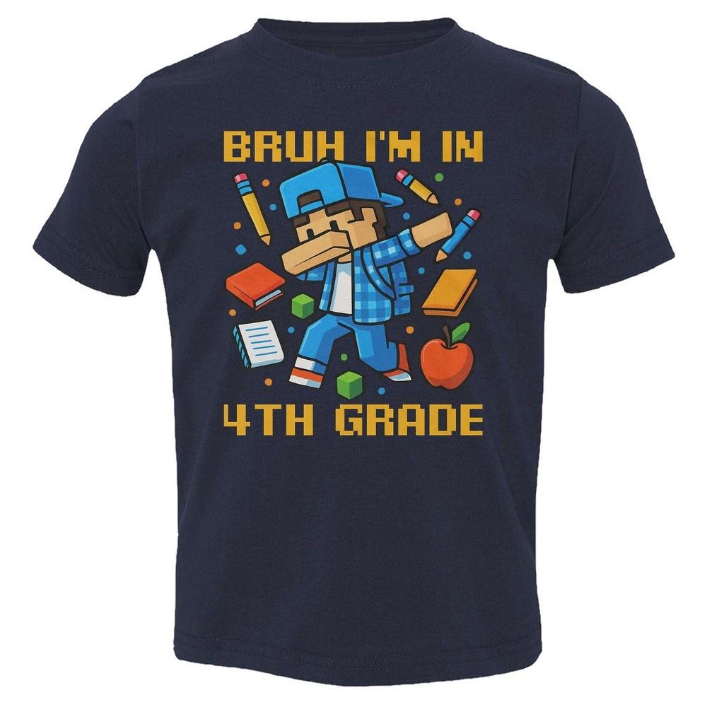 Bruh I’m In 4th Grade - Pixel Game Dab School Fun Toddler T-Shirt Unisex T-Shirt