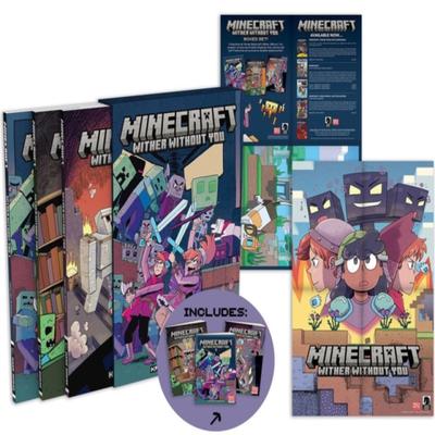 Minecraft Wither Without You Boxed Set Graphic Novels by Kristen Gudsnuk Paperback Book 9781506729008