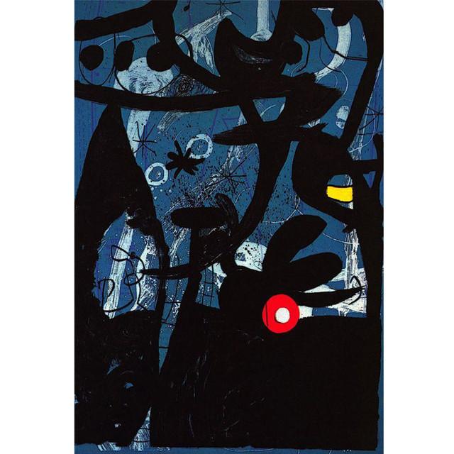Joan Miro Surrealismus Umělecké Plakáty a Reprodukce Obrazy na plátně Obrazy na zeď Moderní Abstraktní Dekorativní Home Decor Bez rámu