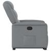 Recliner with Rising Function Light Grey Fabric