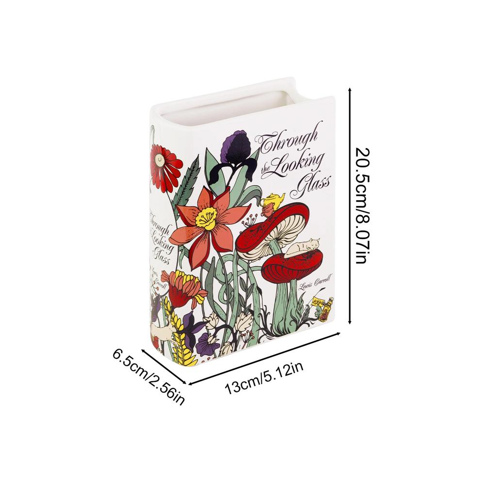 Doniczka Ślubne Dekoracyjne Ceramiczne Wazony Uroczy Wystrój Pokoju Donice na Rośliny Cachepot na Kwiaty Skandynawski Wystrój Domu Wazon Książka