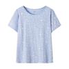 Yiershuang Women's Pure Cotton Short Sleeve Lounge T-Shirt