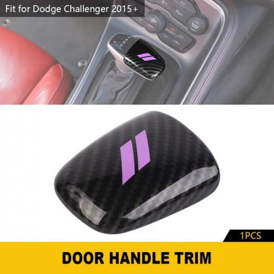 Carbon Gear Shift Knob Control Cover for Dodge Charger/Challenger/Durango 2015+