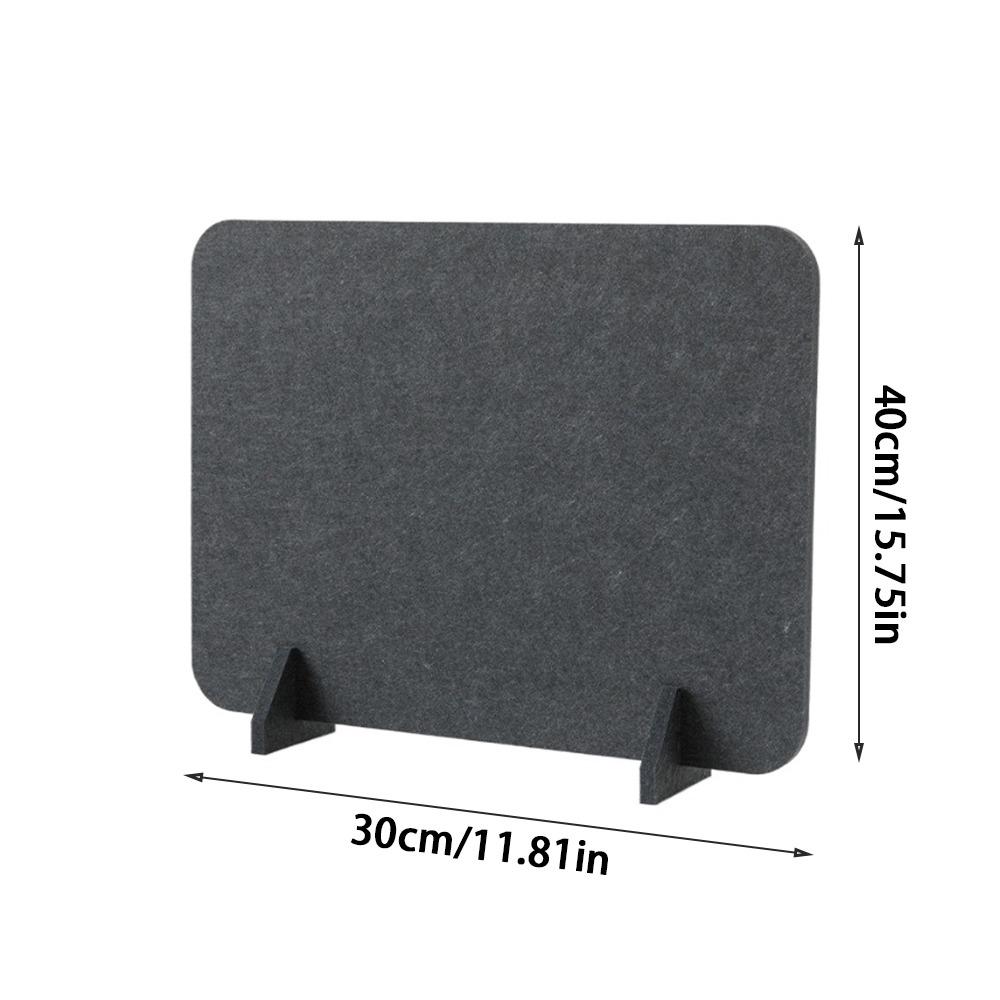 40x60cm Desk Screen Felt Baffle Anti-foam Sound-absorbing Partition Board Student Desk Polyester Fiber Isolation Board