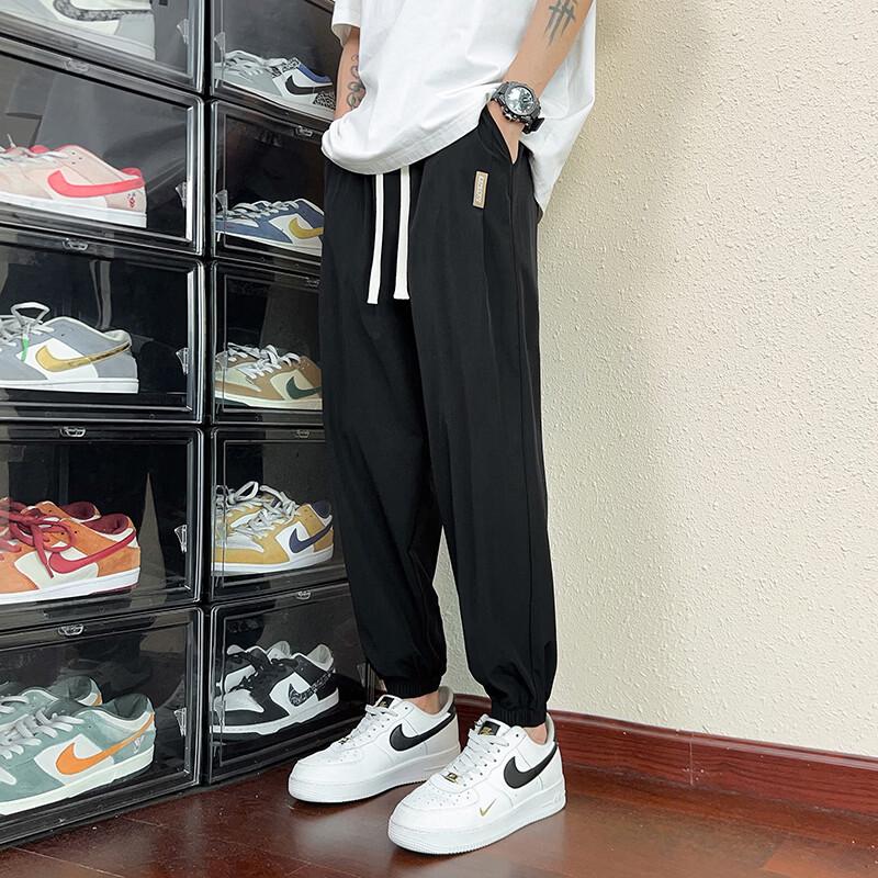 Mianzhi Men's Summer Ice Silk Quick-Dry Athletic Pants