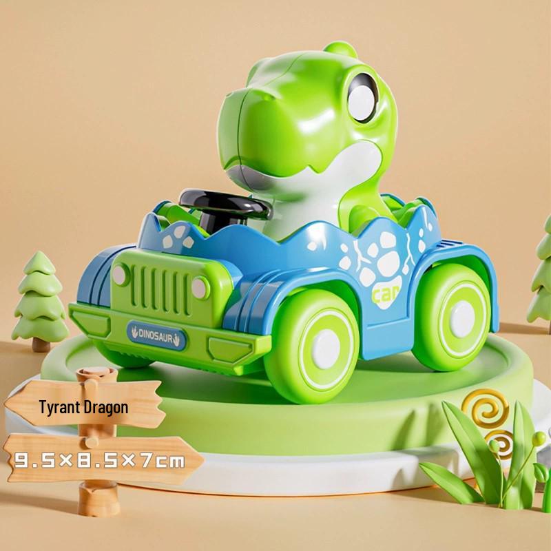 Dinosaur Inertial Toy Car Pendant for Kids - Gift Idea