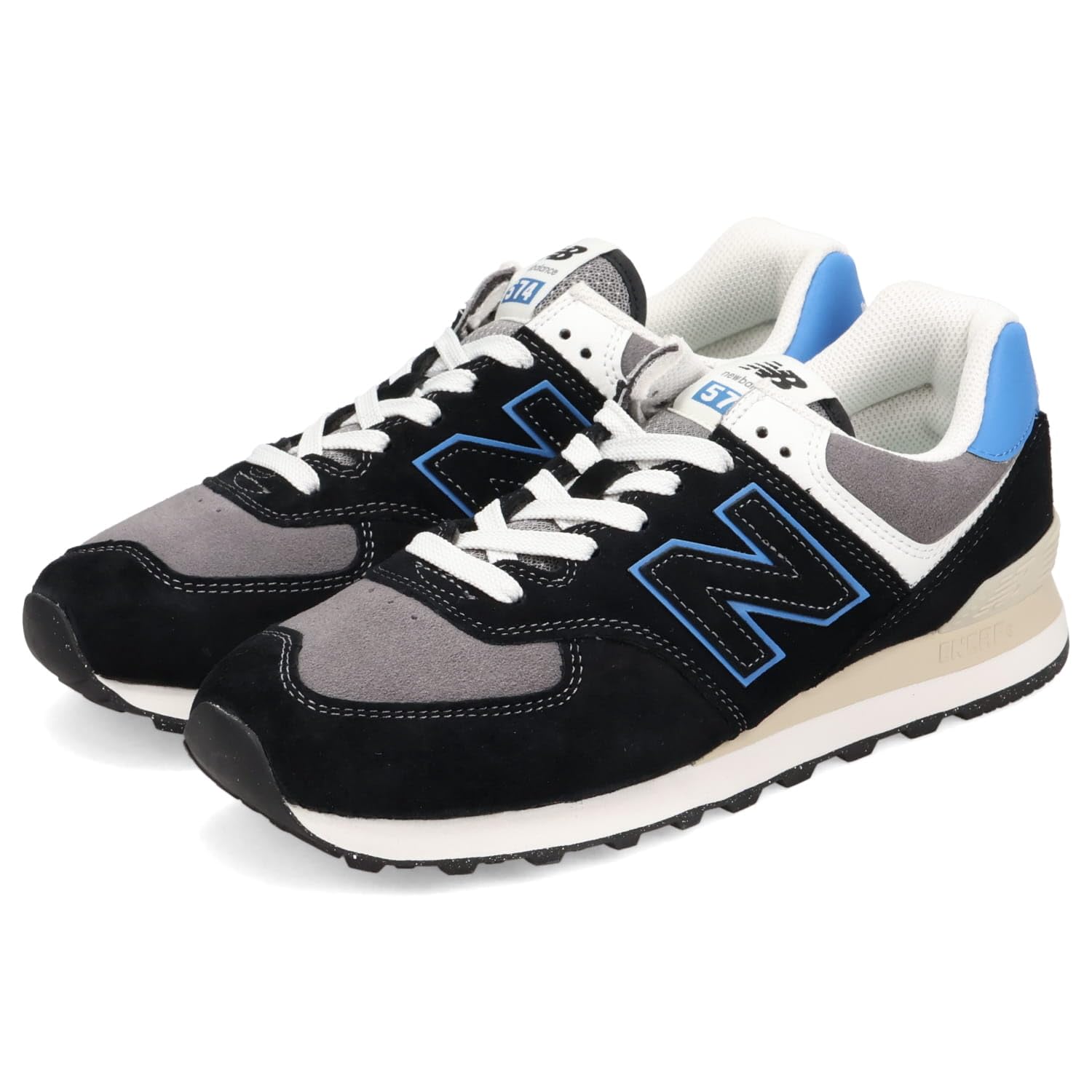 

New Balance 574 U574QRB Size Men s Sneakers, Black, 27.5cm [Used] чорний