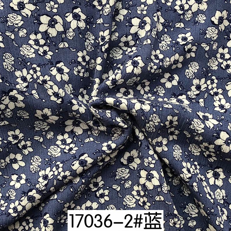 Soft Floral Printed Pattern Viscose Fabric Rayon Cotton Fabric For Sewing Spring Summer Dress Design Cloth 100*145cm