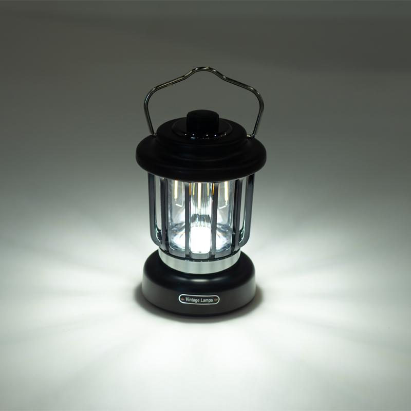 Rechargeable Metal Retro Camping Lantern Emergency Camping Lamp