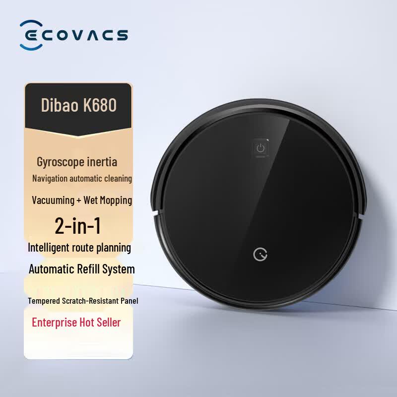 Ecovacs K680 Smart Robot Vacuum and Mop CN plug (adapter included)