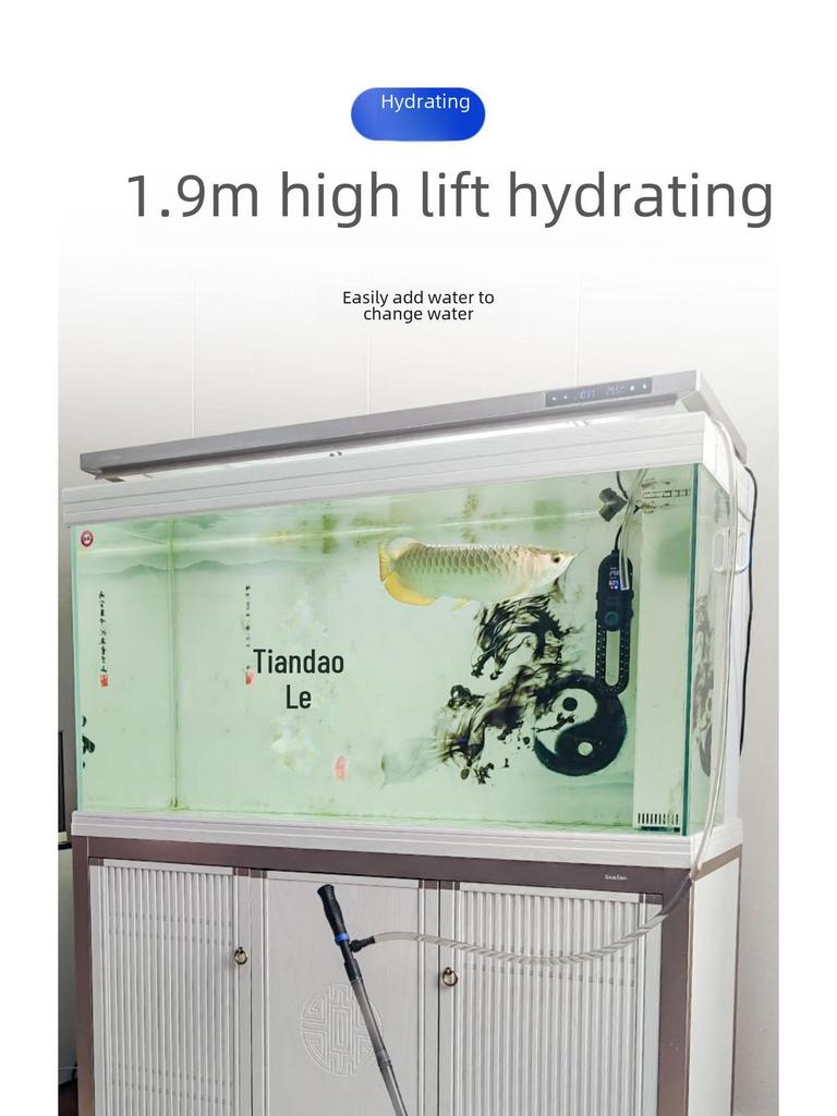 Sensen Electric Water Changer & Sand Washer: Automatic Fish Tank Cleaner