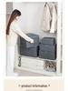 Foldable Dustproof Clothes Storage Box with Lid for Wardrobe