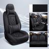Five-seat Car Seat Covers for Toyota Corolla, Fully Covered Front Seats, Half-covered Rear Seats, Panar Leather