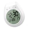 Digital Bathroom Wall Clock Waterproof With LCD Display Time Temperature Date 12/24 Hour Mode Countdown Timer Suction Cup