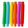 8/16Pcs Set Flexible Plastic Color Telescopic Tube Pop Tube Stretch Tube Bellows Children Adult Decompression Toys
