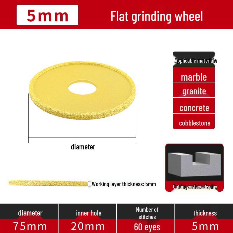 Bordureuse pour Carrelage en Marbre et Meuleuse à Pierre pour Meuleuses d'Angle - Outil de Découpe, Chanfreinage et Polissage de Carrelage