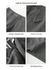 Saidi Drapey Wide-Leg Women's Suit Pants - Spring/Summer 2026 Old Money Style, Slim Straight Scythe Casual Pants