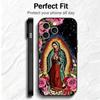 Virgen Mary Virgin De Guadalupe Soft Phone Case for iPhone 16 16E 17 Air 15 Pro Max 14 Plus 13 Mini 11 12 7 Black Cover Back She