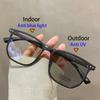Fashion Design Photochromic Myopia Glasses for Men Women Luxury Anti Blue Light Eyeglasses Unisex Eye Protection Goggle Eyewear