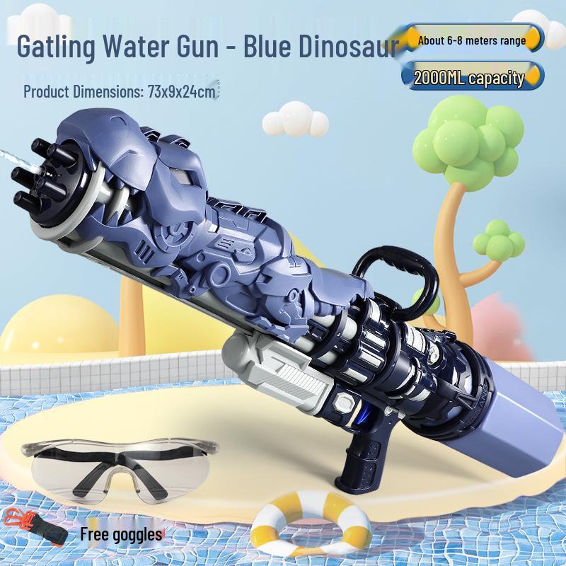 Dinosaur Squirt Super Large Water Gun - 2800ML High-Pressure Water Spray for Kids & Adults