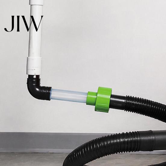 Home Climate System Maintenance AC Drain Line Cleaner Adapter, Universal Plastic Pipe Tool, HVAC to PVC Wet Drainage Suction Connector Vac Attachment,