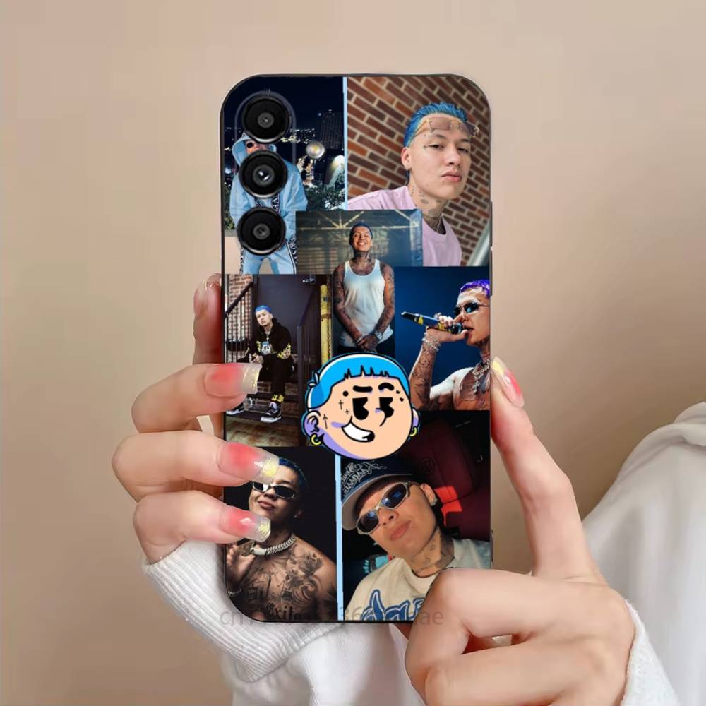 Blessd Rapper Phone Case For Samsung S25,24,23,22,21,S20,Ultra,Plus,FE Black Soft Cover