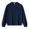 Mens Heavyweight 350g Cotton Oversized Drop Shoulder Crewneck Sweatshirt Casual Loose Fit Basic Tee