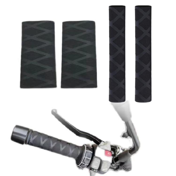 1 Pair Rubber Grip Glove Motorcycle Handlebar/Brake Cover Motorbike Accessory Universal Grip Glove Heat Shrinkable Cover