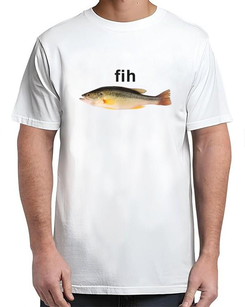 

Fih Funny Misspelling Vintage Adult S-4XL Unisex T-Shirt XL