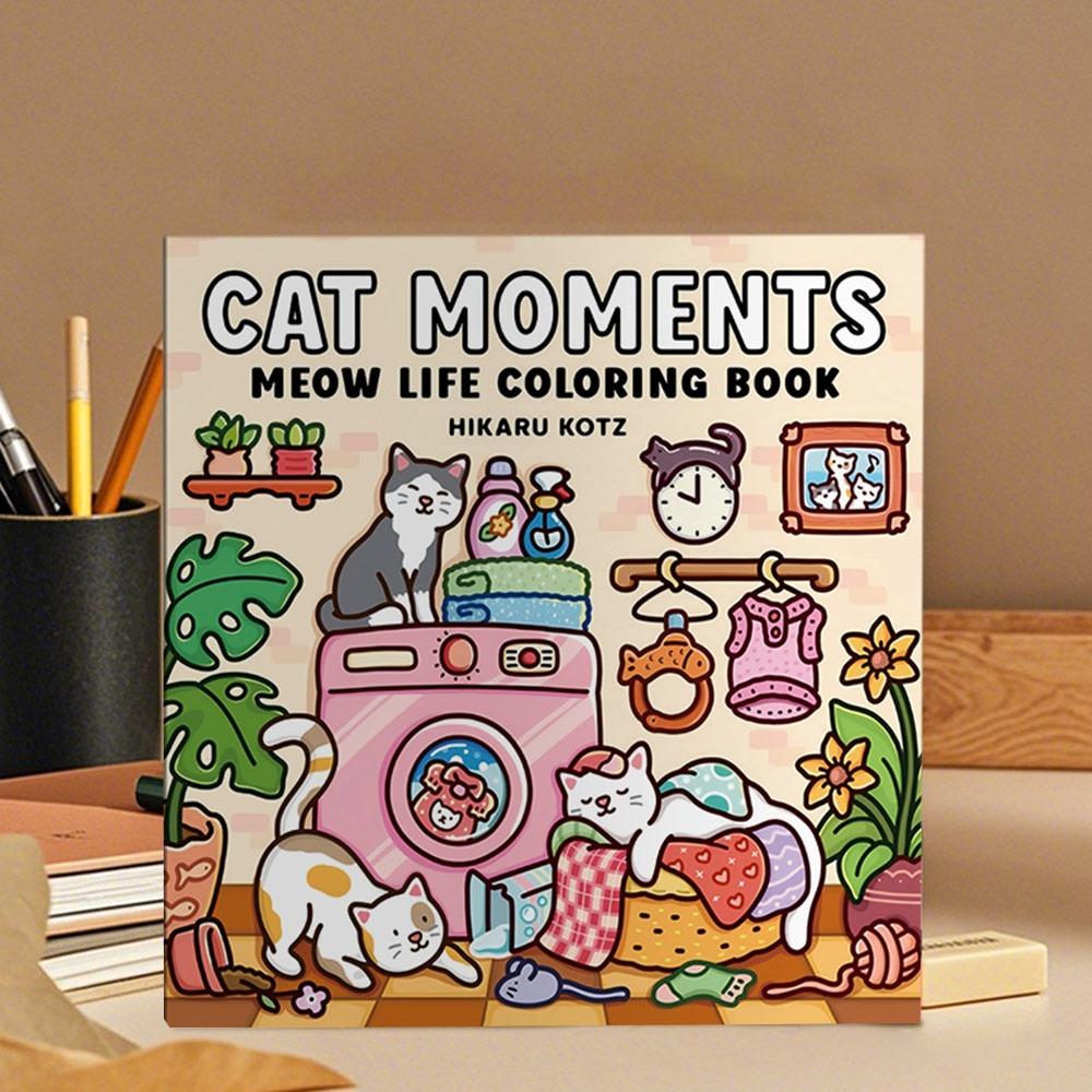 Stress Relief Graffiti Painting Book Cartoon Paperback Montessori Drawing Toy  for Adults And Teens