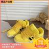 Bread Shoes Hong Kong Style Niche Design Board Shoes Women Ins Tide 2025 Autumn New Internet Celebrity Versatile Casual White Shoes