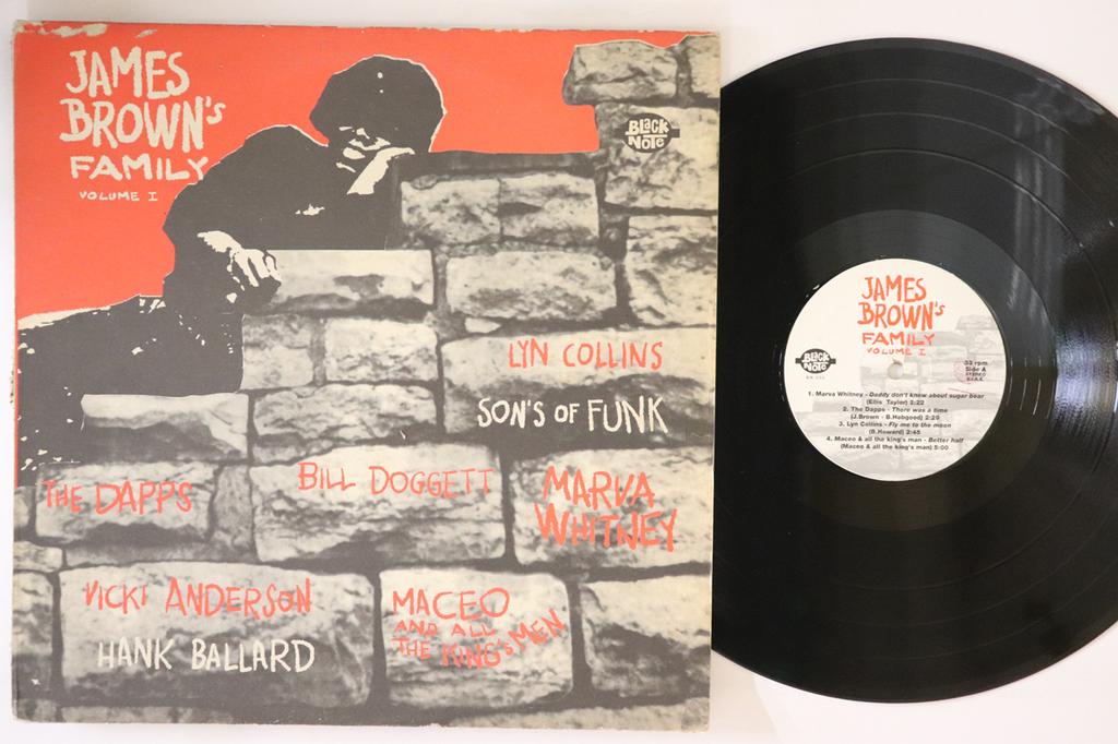 LP Record VARIOUS - James Brown's Family Volume 1 BN002 BLACK NOTE Italy Soul/Funk Used