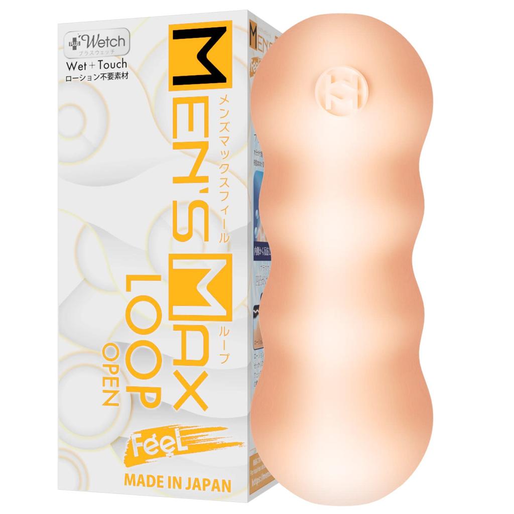 Max New Feel Loop Penetration Plus Wetch No Lotion Required Repeat Type Pocket Lotion Included Masturbator Hole Men's