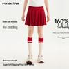 FUN ACTIVE Girls' Petal Hem Quick-Dry Pleated Tennis Skirt