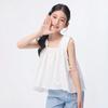 Xiaoyinman Girls' Cotton Ribbon Bow Camisole Top