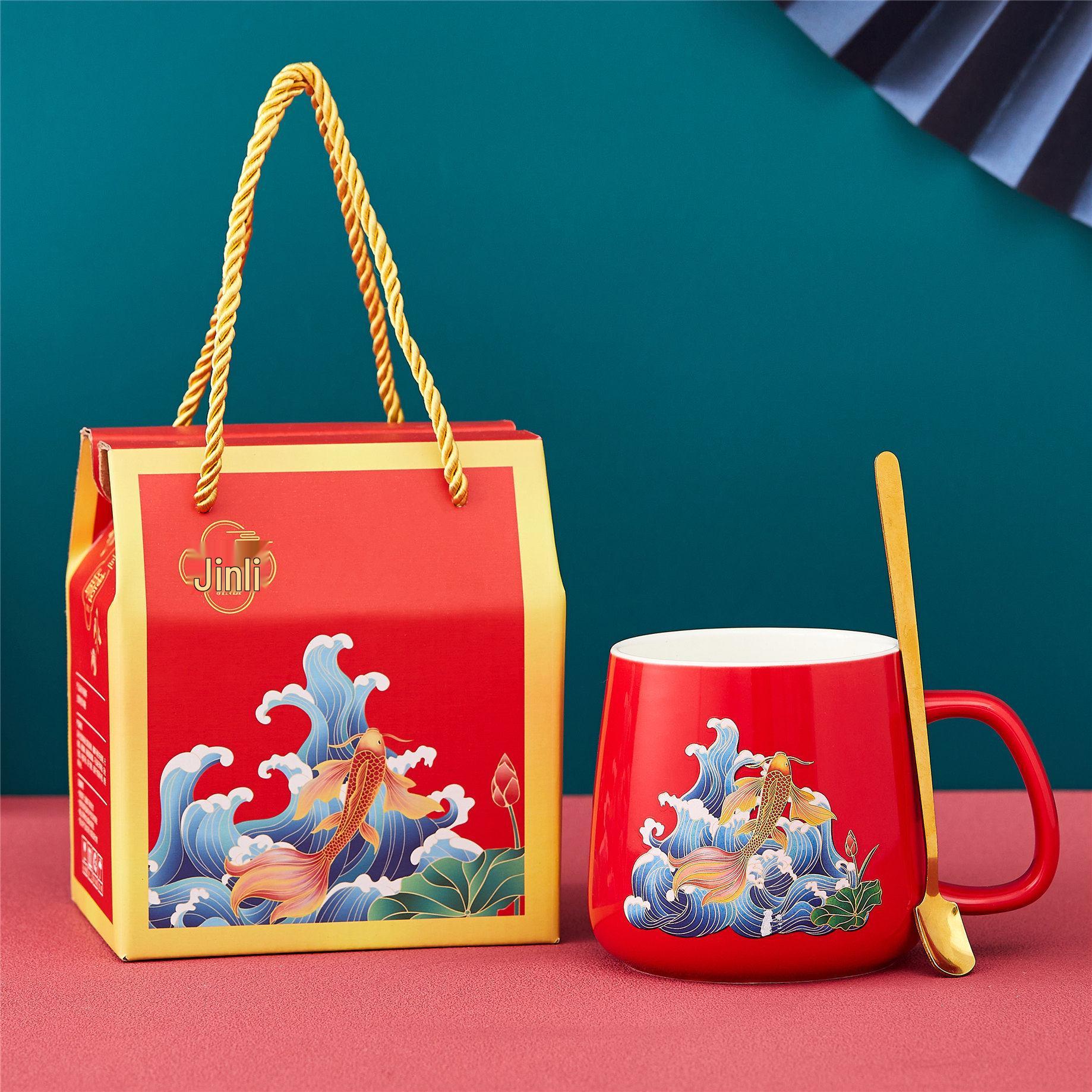 Custom Ceramic Mug - Ideal Souvenir or Gift for Birthdays, Banquets, Graduations, Year of the Horse Celebrations, and March 8th Events.