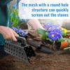 Plastic Metal Detector Shovel Rust Resistant Compact Detecting Sifter Versatile Manual Sand Scoop Shovel for Outdoor Beach ABS