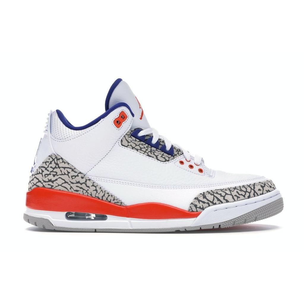 Air Jordan 3 Retro Knicks White Old Royal University Orange Tech Grey 136064 148 Joom