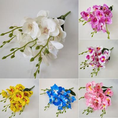 Künstliche Blume, Orchidee, Hochzeitsstrauß, Phalaenopsis, Party, Heimdekoration, Schlafzimmer, Ornamente, Seidenblume