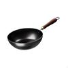 Compact Iron Wok for Cooking, Easy Maintenance, Traditional Stir Fry Pan Induction And Gas
