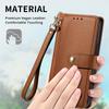 For Xiaomi 15T Pro Case RFID Blocking Zipper Pocket Leather Wallet Phone Cover with Strap