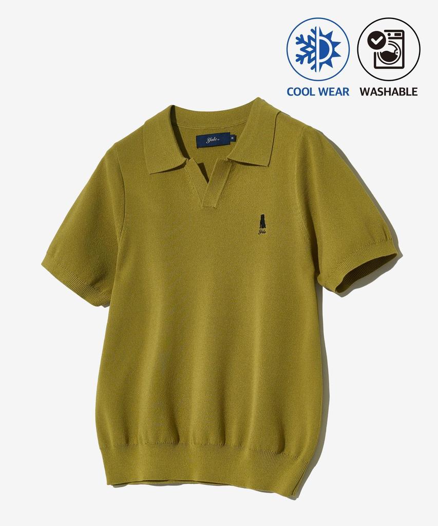 YALE Comfort Cool Polo Knit Olive
