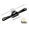 Portable 9 Inch Hand Planer Spokeshave Wood Cutting Bottom Edge Trimming Tools