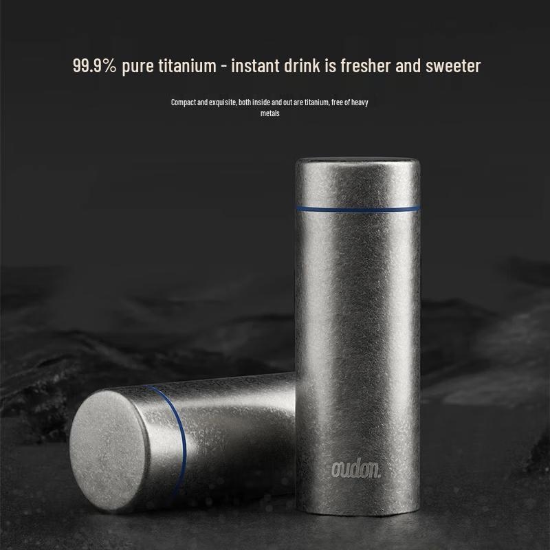 OUDON Pure Titanium Insulated Tea Mug 300ml