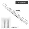 Stainless Steel Precision Tweezers Anti-Static Rust-Proof for Industrial Flying Wire Phone Repair Craft Jewelry Making